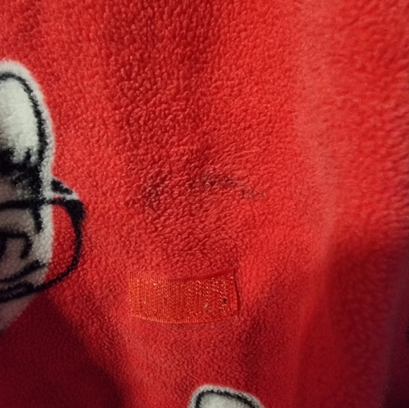 Kozies Fuschia Pink Ladues Footed Cat Fleece Onsie - Picture 13 of 13